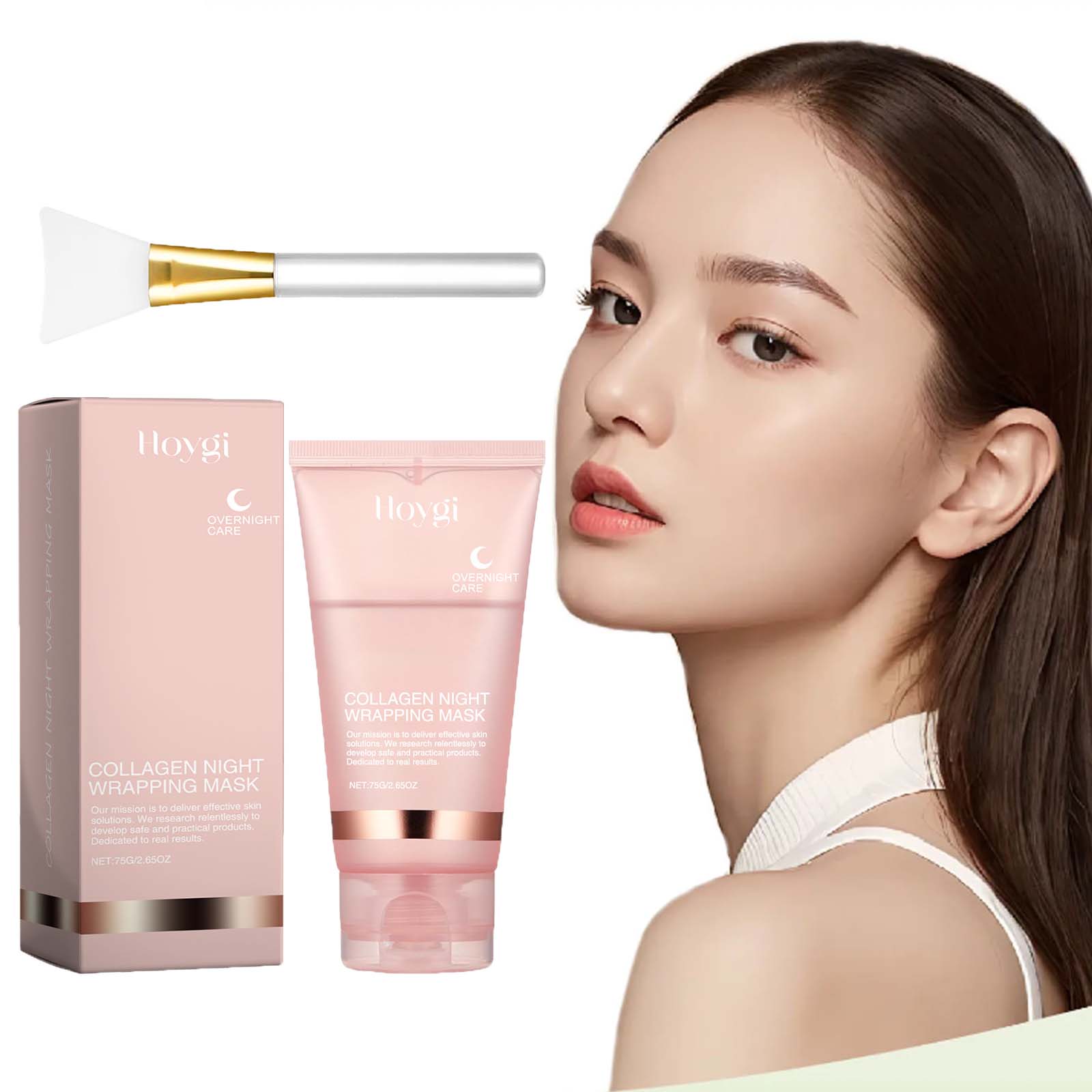 Ceramide Moisturizer - Collagen Peel-off Mask Night Wrapping Facial