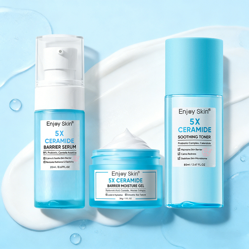Ceramide Moisturizer - 5x Ceramide Facial Skincare Set Soothing