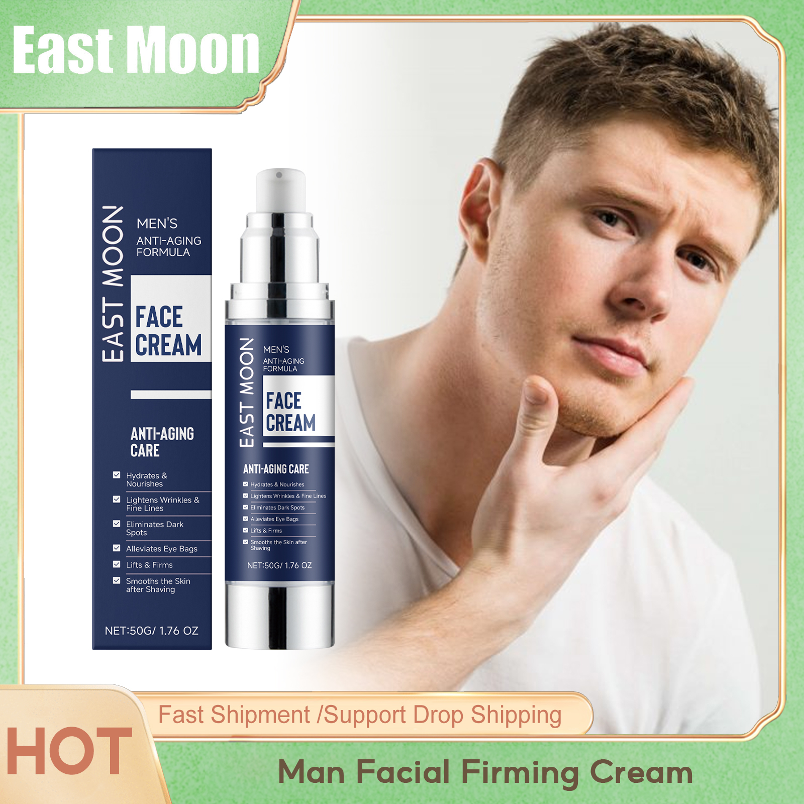 Skincare Glow - Man Facial Firming Cream Fade Fine
