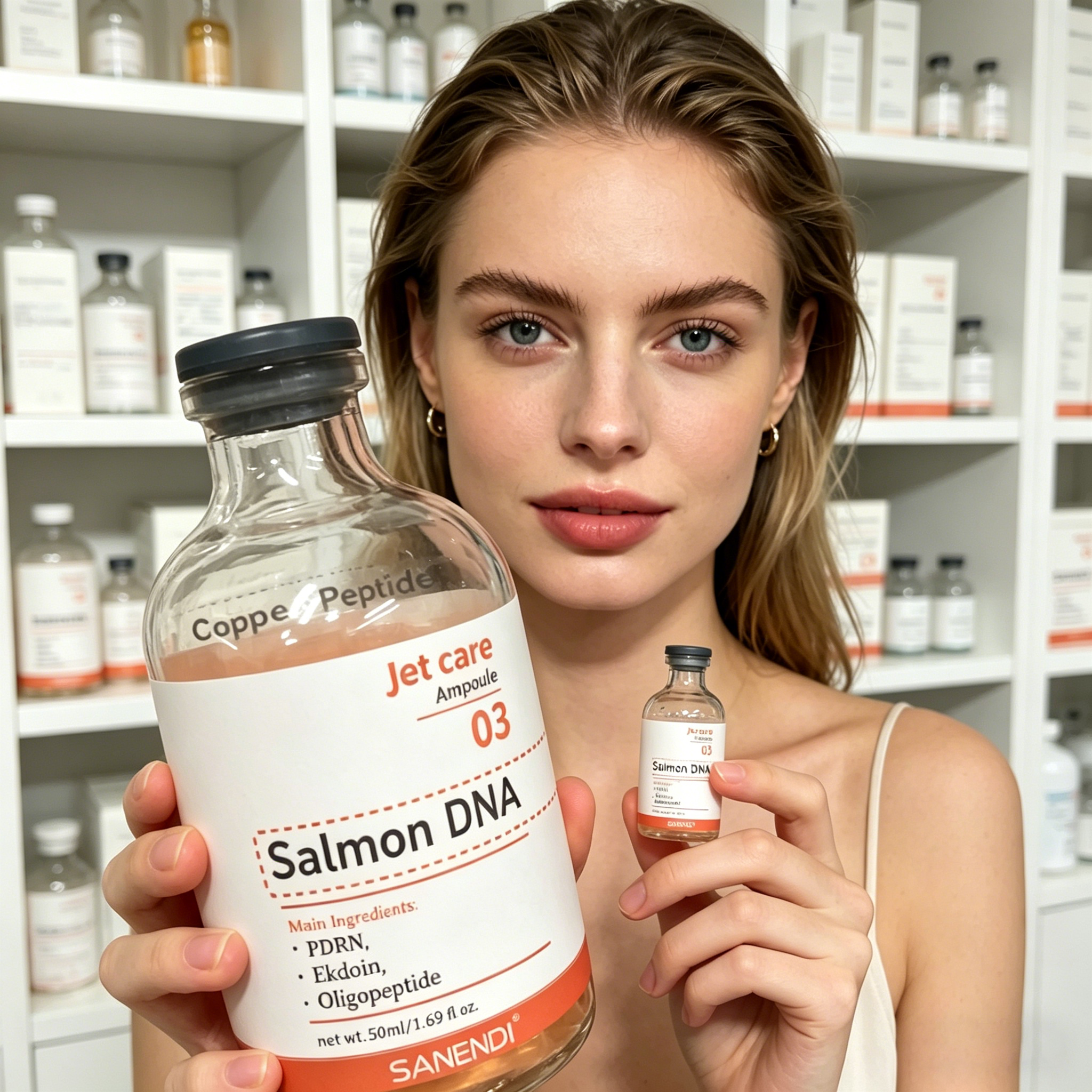PDRN Salmon DNA Serum Copper P - đánh giá và giá Skincare Glow