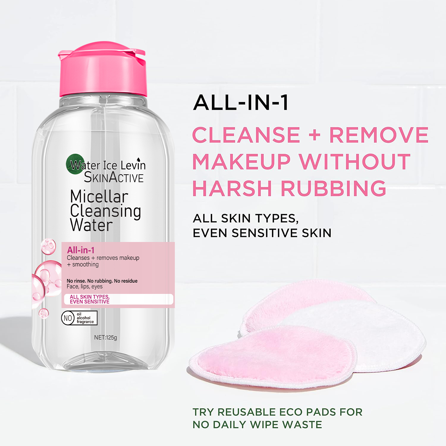Water Ice Levin Micellar Water - đánh giá và giá Ceramide Moisturizer