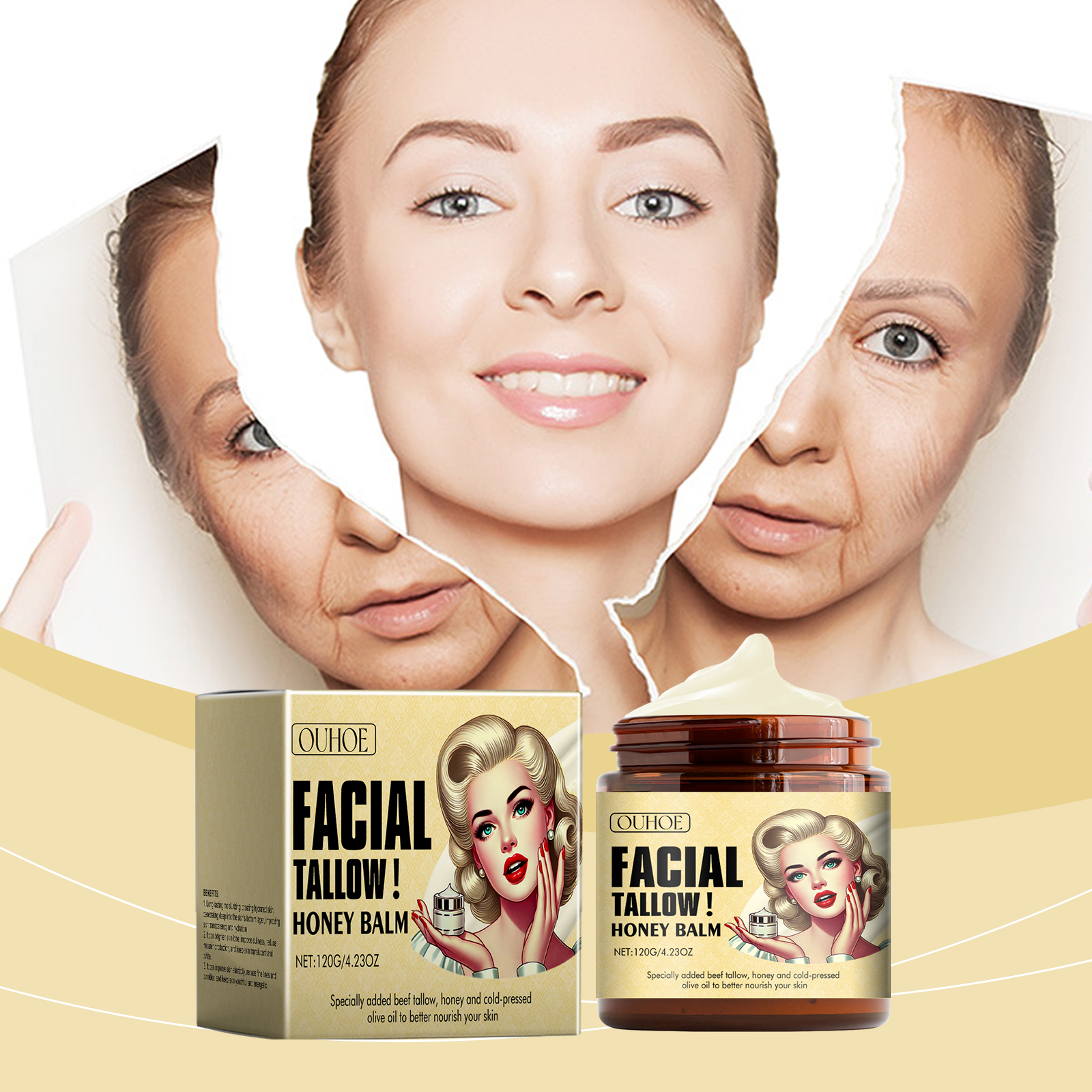 Grass-Fed Tallow Honey Balm Or - đánh giá và giá Skincare Non Comedogenic