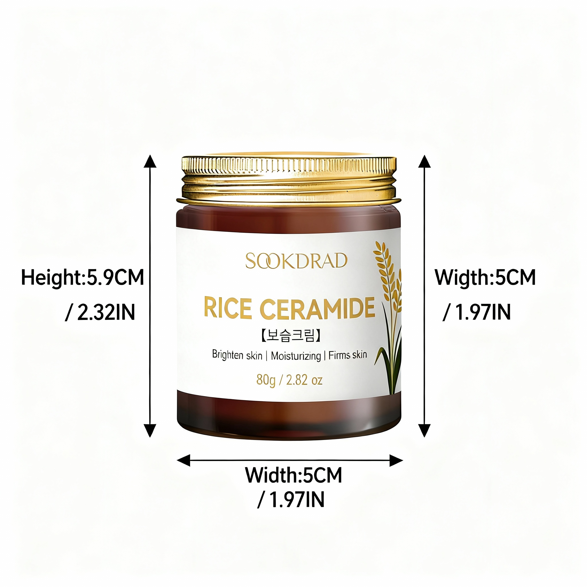 Rice Ceramide Cream, radiant s - đánh giá và giá Ceramide Moisturizer
